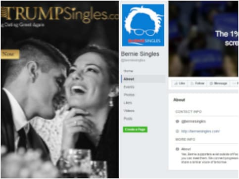 Love in the time of Donald Trump: Dating sites for the politically passionate Love in the time of Donald Trump: Dating sites for the politically passionate
