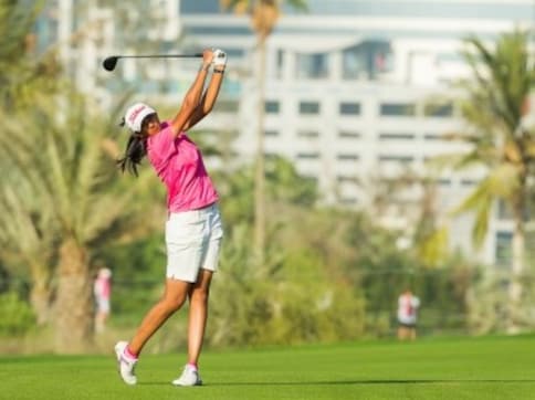 Dubai Ladies Masters: Aditi Ashok moves to third, in line for hat-trick of titles Dubai Ladies Masters: Aditi Ashok moves to third, in line for hat-trick of titles