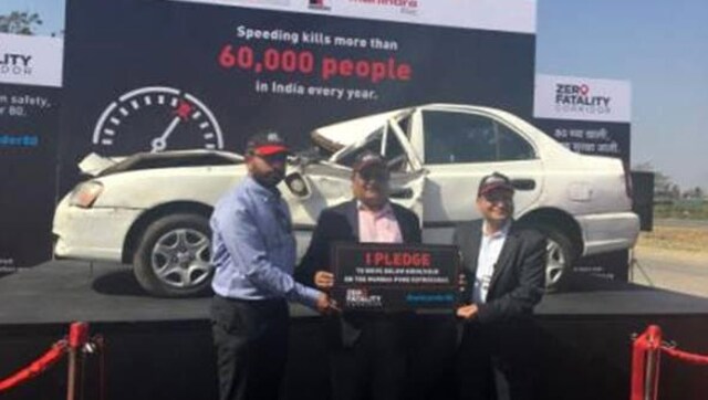 Mahindra, MSRDC and SaveLife foundation launch 'Safety under 80' campaign Mahindra, MSRDC and SaveLife foundation launch 'Safety under 80' campaign