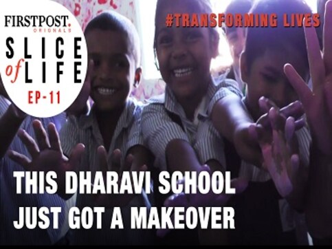 #TransformingLives: Watch how this school in Dharavi got a colourful makeover #TransformingLives: Watch how this school in Dharavi got a colourful makeover