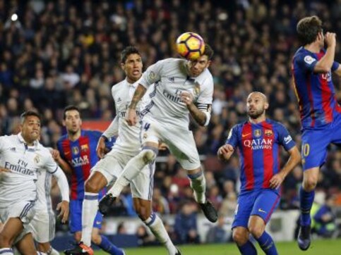 FC Barcelona, Real Madrid share El Classico spoils after late equaliser from Sergio Ramos FC Barcelona, Real Madrid share El Classico spoils after late equaliser from Sergio Ramos