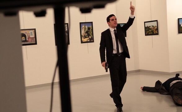 Gunman assassinates Russian ambassador to Turkey in Ankara Gunman assassinates Russian ambassador to Turkey in Ankara