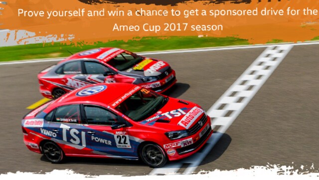 Volkswagen Motorsport India announces wild card entry for the 2017 Ameo Cup season Volkswagen Motorsport India announces wild card entry for the 2017 Ameo Cup season