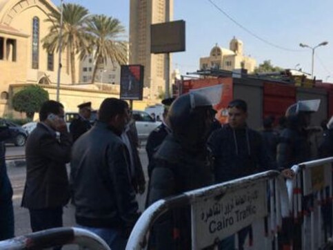 Cairo bombing: Explosion at Egypt's main Coptic Christian cathedral kills 22 Cairo bombing: Explosion at Egypt's main Coptic Christian cathedral kills 22