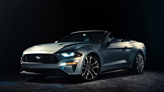 2018 Ford Mustang Convertible showcased in the United States
