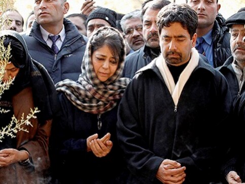 Mehbooba Mufti's brother Tasaduq joins PDP on late father's first death anniversary Mehbooba Mufti's brother Tasaduq joins PDP on late father's first death anniversary