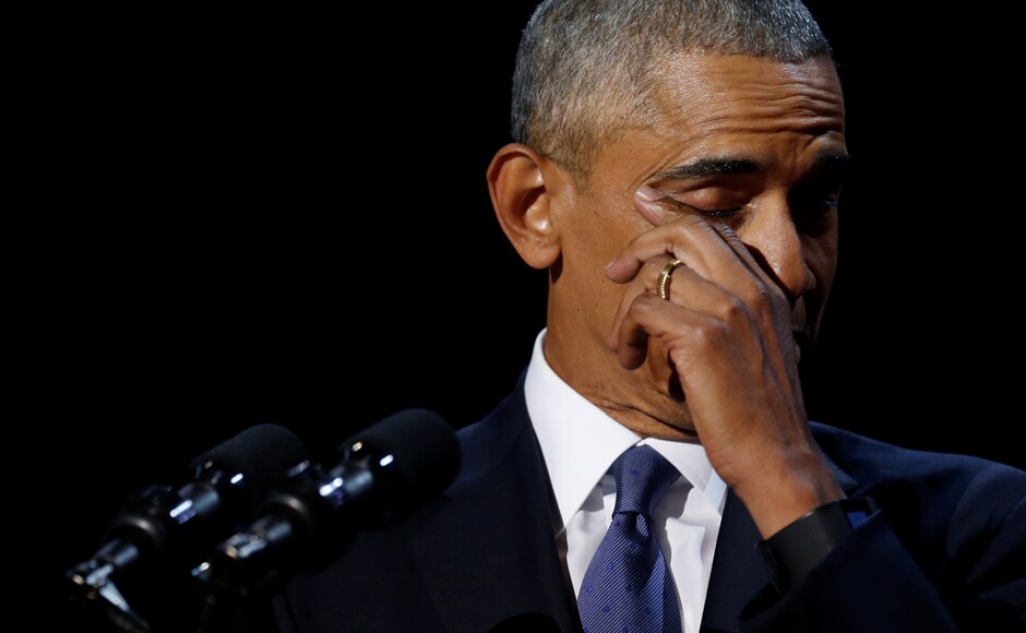 Obama said: Every day, I learned from you. You made me a better president, and you made me a better man.Reuters Obama said: Every day, I learned from you. You made me a better president, and you made me a better man.Reuters
