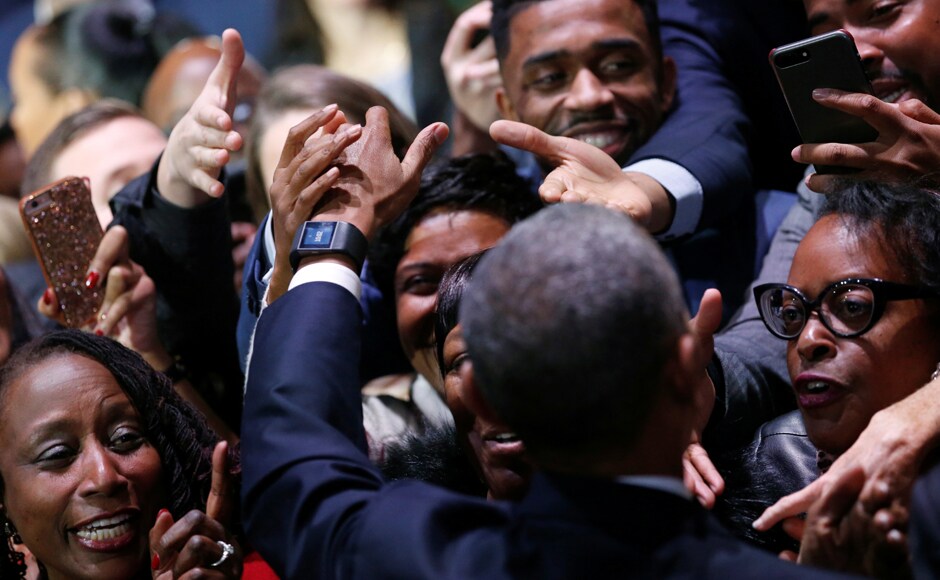 In an apparent signal to Donald Trump's anti-immigrant stance, the president said, "For 240 years, our nation's call to citizenship has given work and purpose to each new generation." Reuters In an apparent signal to Donald Trump's anti-immigrant stance, the president said, "For 240 years, our nation's call to citizenship has given work and purpose to each new generation." Reuters