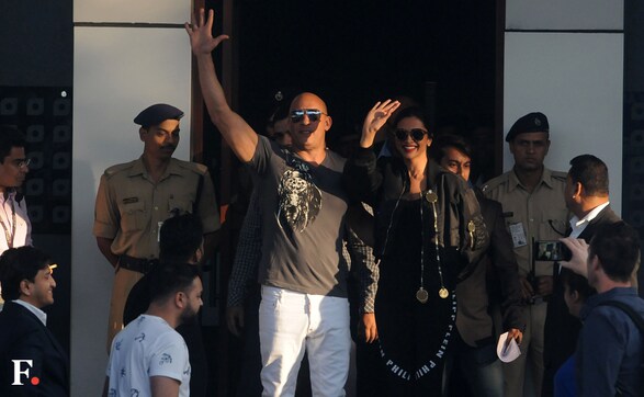 Vin Diesel arrives in India to promote xXx: Return of Xander Cage with co-star Deepika Padukone Vin Diesel arrives in India to promote xXx: Return of Xander Cage with co-star Deepika Padukone