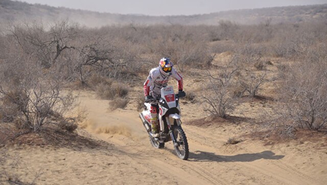 2017 Maruti Suzuki Desert Storm: CS Santosh extends lead by 10 minutes after Leg 4 2017 Maruti Suzuki Desert Storm: CS Santosh extends lead by 10 minutes after Leg 4