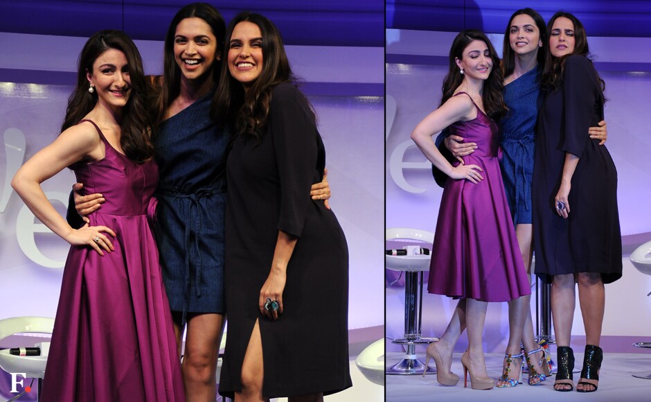 The three beauties pose and laugh with abandon. Sachin Gokhale/Firstpost The three beauties pose and laugh with abandon. Sachin Gokhale/Firstpost