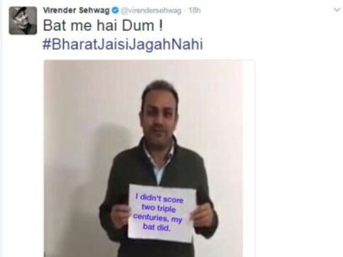 Virender Sehwag in eye of Twitter storm after appearing to troll daughter of soldier killed in Kargil Virender Sehwag in eye of Twitter storm after appearing to troll daughter of soldier killed in Kargil