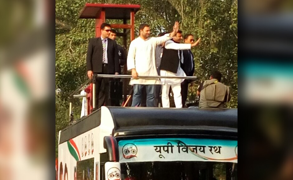 However, despite much camaraderie between the two leaders, the alliance is still not immune to troubles. Voices of rebillion within both camps have started rising as the Congress is yet to finalise all of its candidate and the SP has already declared more candidates than its share in the alliance. Sameer Qureshi/Firstpost However, despite much camaraderie between the two leaders, the alliance is still not immune to troubles. Voices of rebillion within both camps have started rising as the Congress is yet to finalise all of its candidate and the SP has already declared more candidates than its share in the alliance. Sameer Qureshi/Firstpost