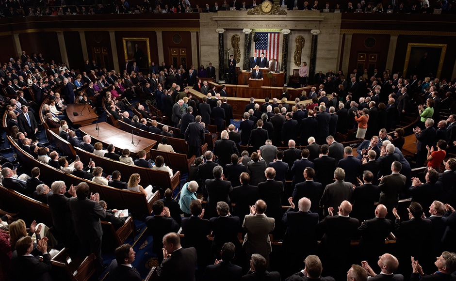 "Obamacare is collapsing — and we must act decisively to protect all Americans," said Trump and then went on to add, "Action is not a choice — it is a necessity". Cue massive applause. AFP "Obamacare is collapsing — and we must act decisively to protect all Americans," said Trump and then went on to add, "Action is not a choice — it is a necessity". Cue massive applause. AFP