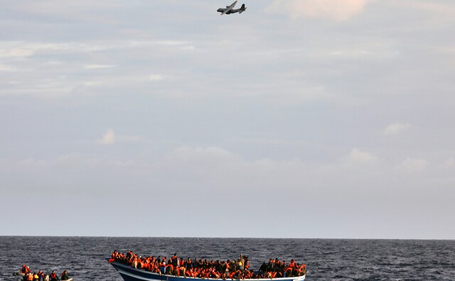 Prior to Thursday's discovery, the UN estimated at least 440 migrants had died trying to make the crossing to Italy since the start of 2017, based on bodies recovered and testimonies from survivors of shipwrecks. But nobody knows how many people have drowned without trace. Reuters Prior to Thursday's discovery, the UN estimated at least 440 migrants had died trying to make the crossing to Italy since the start of 2017, based on bodies recovered and testimonies from survivors of shipwrecks. But nobody knows how many people have drowned without trace. Reuters