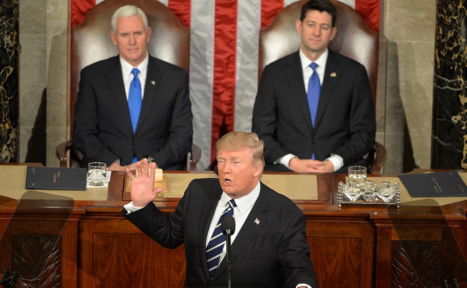 America stands united in condemning hate and evil in all its forms, US President Donald Trump on Wednesday said as he broke his silence on the fatal Kansas shooting in which an Indian techie was killed. AFP America stands united in condemning hate and evil in all its forms, US President Donald Trump on Wednesday said as he broke his silence on the fatal Kansas shooting in which an Indian techie was killed. AFP