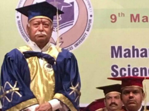 RSS chief Mohan Bhagwat awarded honorary Doctor of Science degree for 'veterinary sciences' RSS chief Mohan Bhagwat awarded honorary Doctor of Science degree for 'veterinary sciences'