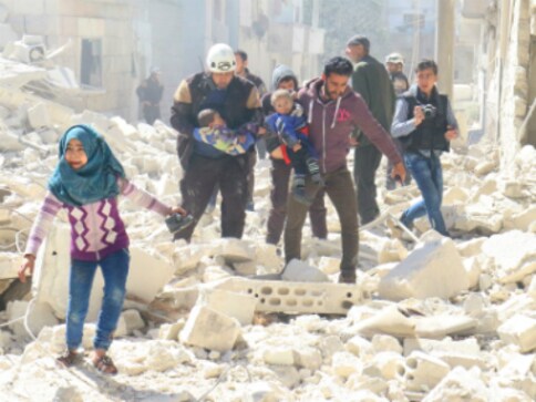 US-led air strike on school in north Syria leaves at least 33 civilians dead US-led air strike on school in north Syria leaves at least 33 civilians dead