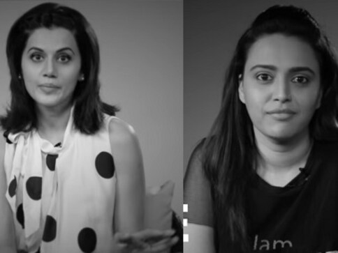 Watch: Taapsee Pannu, Swara Bhaskar's sassy take on 'how much cleavage is good'