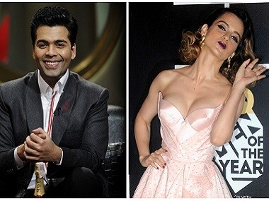 Kangana Ranaut doesn't mind working with Karan Johar; says, 'I'm not going to compromise on my opportunities'