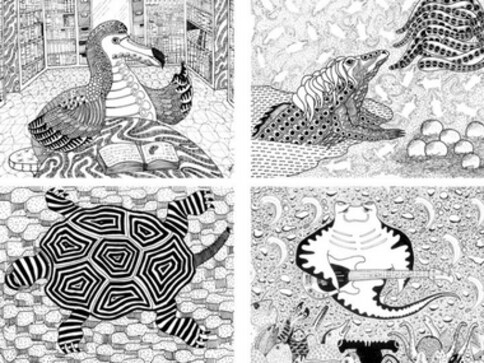 Puns, animals and doodling. Musician Nitin Mani's art is quite a sight to behold Puns, animals and doodling. Musician Nitin Mani's art is quite a sight to behold