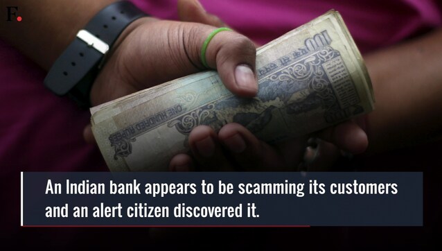 Watch: A customer decides to take action against an Indian bank's scam Watch: A customer decides to take action against an Indian bank's scam