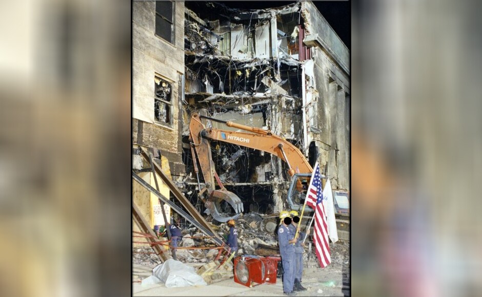 Search crews appear to scour the wreckage in this images released by the FBI. Photo courtesy: FBI Search crews appear to scour the wreckage in this images released by the FBI. Photo courtesy: FBI