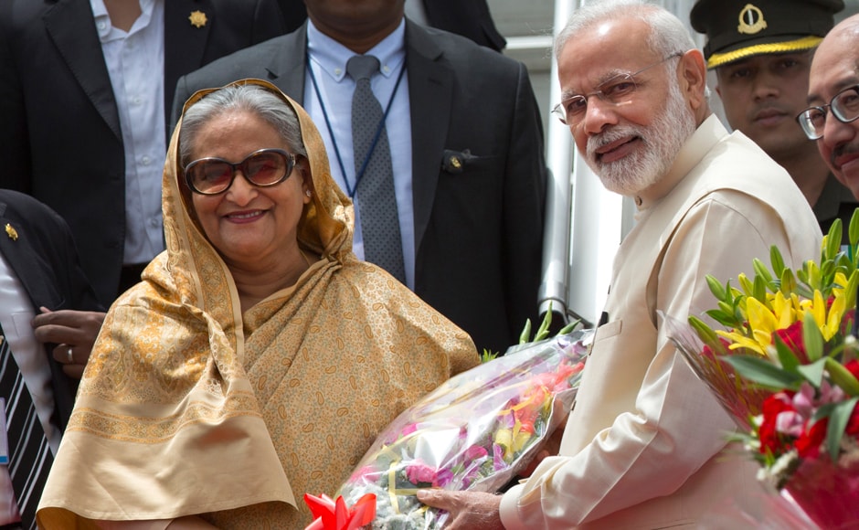During Hasina's visit, which is her first after Modi assumed office in 2014, the two sides will be signing at least 25 pacts in various key sectors including civil nuclear cooperation and defence but any agreement on the Teesta water sharing is unlikely to be inked. AP During Hasina's visit, which is her first after Modi assumed office in 2014, the two sides will be signing at least 25 pacts in various key sectors including civil nuclear cooperation and defence but any agreement on the Teesta water sharing is unlikely to be inked. AP