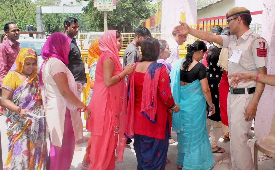 There are a total of 1,32,10,206 voters entitled to exercise their franchise in electing councillors for the wards falling under the three civic bodies: North Delhi Municipal Coporation, South Delhi Municipal Corporation and East Delhi Municipal Corporation. PTI There are a total of 1,32,10,206 voters entitled to exercise their franchise in electing councillors for the wards falling under the three civic bodies: North Delhi Municipal Coporation, South Delhi Municipal Corporation and East Delhi Municipal Corporation. PTI