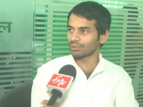 BJP demands sacking of Lalu's minister son Tej Pratap, allegedly involved in soil purchase scam BJP demands sacking of Lalu's minister son Tej Pratap, allegedly involved in soil purchase scam