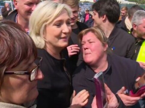French Presidential Election: Marine Le Pen upstages Emmanuel Macron in battle over saving jobs French Presidential Election: Marine Le Pen upstages Emmanuel Macron in battle over saving jobs