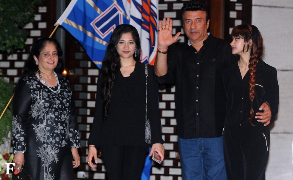 Anu Malik with family at the celebration party. Sachin Gokhale/Firstpost Anu Malik with family at the celebration party. Sachin Gokhale/Firstpost