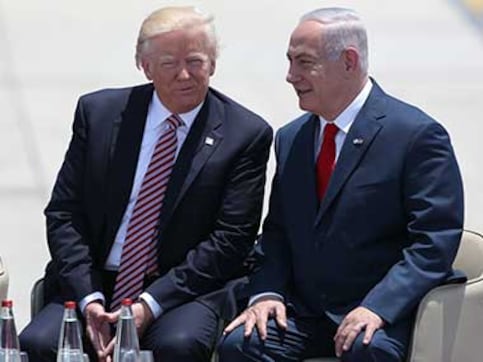 Donald Trump backs separate States for Israelis and Palestinians; Benjamin Netanyahu stresses on Israel's security Donald Trump backs separate States for Israelis and Palestinians; Benjamin Netanyahu stresses on Israel's security