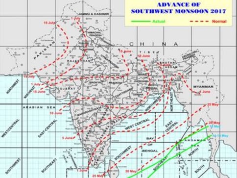 Southwest Monsoon to make landfall on 30 May in Kerala, normal rainfall predicted: IMD Southwest Monsoon to make landfall on 30 May in Kerala, normal rainfall predicted: IMD