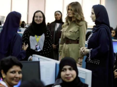 Melania Trump hails 'empowerment of women' at Saudi company visit Melania Trump hails 'empowerment of women' at Saudi company visit