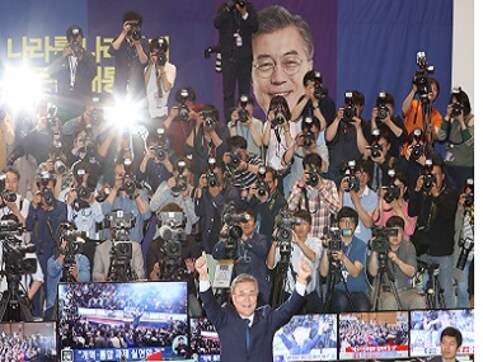 South Korea Presidential Election: Exit polls forecast win for liberal Moon Jae-In South Korea Presidential Election: Exit polls forecast win for liberal Moon Jae-In