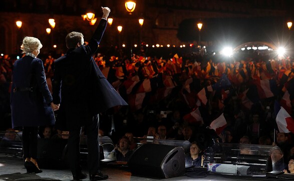 Emmanuel Macron is new President of France: Victory speech in photos Emmanuel Macron is new President of France: Victory speech in photos