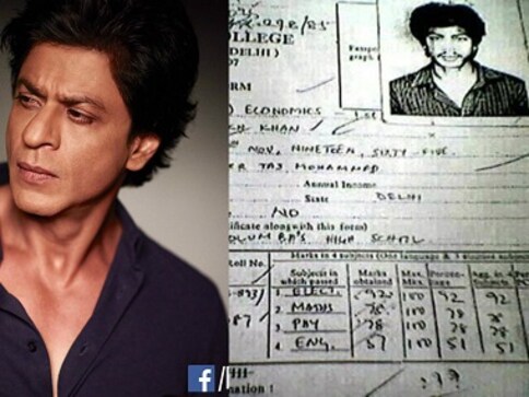 Shah Rukh Khan's DU admission form goes viral; actor trolled for his English score Shah Rukh Khan's DU admission form goes viral; actor trolled for his English score