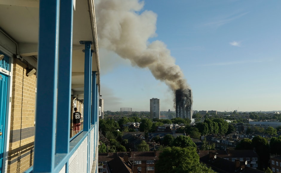 Local residents had warned a year ago, about a potential fire hazards caused by rubbish being allowed to accumulate during improvement works. AP Local residents had warned a year ago, about a potential fire hazards caused by rubbish being allowed to accumulate during improvement works. AP