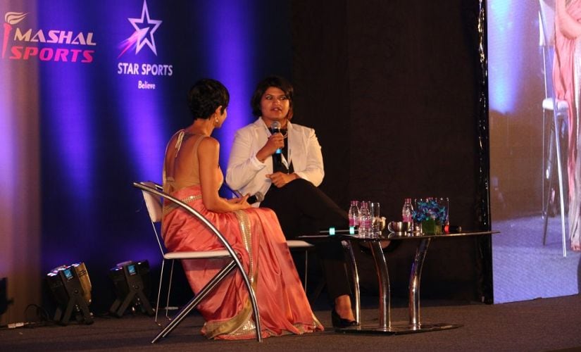 Women's Kabaddi Challenge star Deepika Joseph during the Pro Kabaddi Media Forum. Twitter/ @ProKabaddi