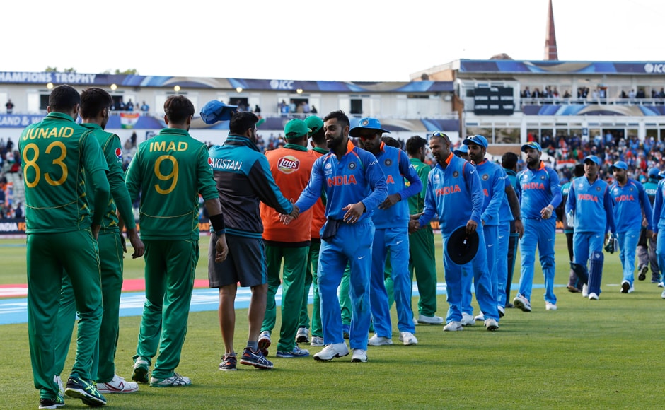 In the end, India defeated Pakistan handsomely by 124 runs, continuing their stranglehold over their neighbours in the ICC Tournaments. Reuters In the end, India defeated Pakistan handsomely by 124 runs, continuing their stranglehold over their neighbours in the ICC Tournaments. Reuters