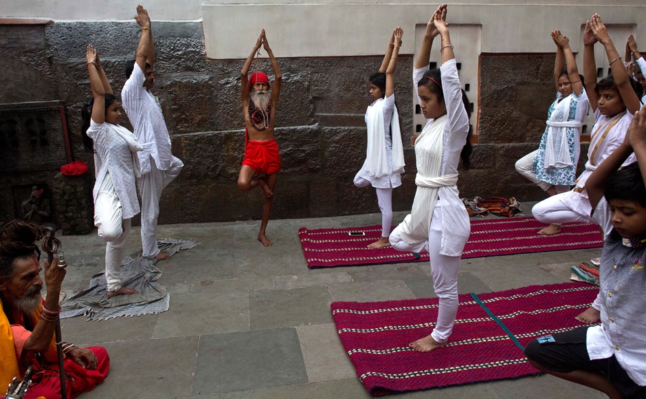 The International Yoga Day was celebrated with gusto across the world, with at least 180 countries conducting the event. AP The International Yoga Day was celebrated with gusto across the world, with at least 180 countries conducting the event. AP