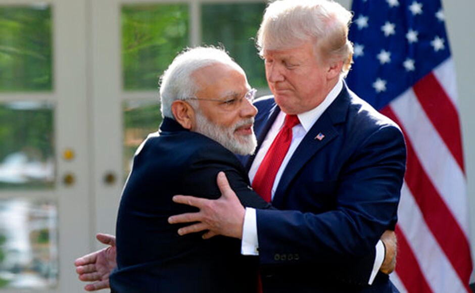 President Donald Trump welcomed Prime Minister Narendra Modi to the White House for their first meeting on Tuesday. AP President Donald Trump welcomed Prime Minister Narendra Modi to the White House for their first meeting on Tuesday. AP