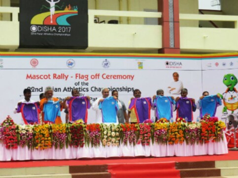 Asian Athletics Championship: Odisha CM Naveen Patnaik unveils event's official mascot Olly Asian Athletics Championship: Odisha CM Naveen Patnaik unveils event's official mascot Olly
