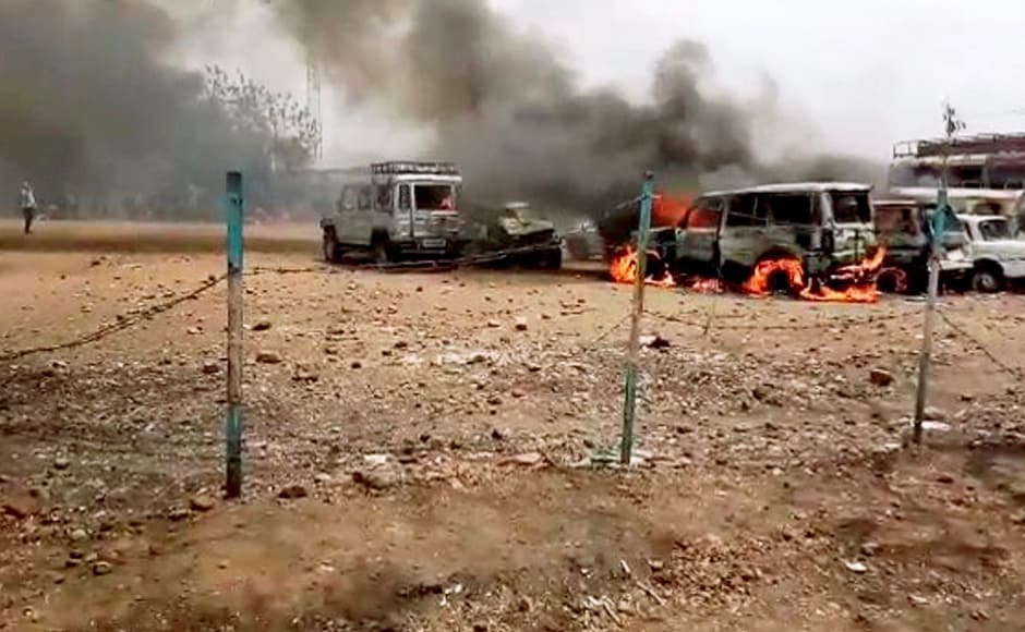 The chief minister had earlier held talks with protesting farmers at Ujjain district, even as the stir was marred by fresh violence. The Kisan Sena, which is spearheading the protest, later said the agitation hadn't been called off. PTI The chief minister had earlier held talks with protesting farmers at Ujjain district, even as the stir was marred by fresh violence. The Kisan Sena, which is spearheading the protest, later said the agitation hadn't been called off. PTI