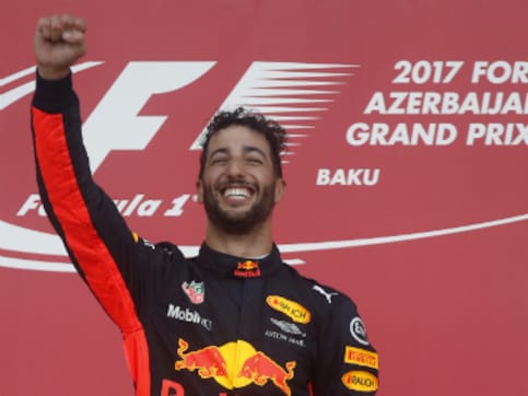 Azerbaijan Grand Prix: Daniel Ricciardo wins; Sebastian Vettel penalised for crashing into Lewis Hamilton Azerbaijan Grand Prix: Daniel Ricciardo wins; Sebastian Vettel penalised for crashing into Lewis Hamilton