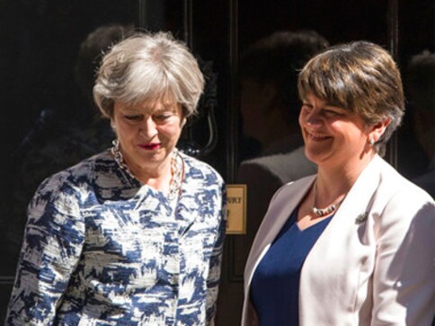 Theresa May set to form the next UK govt after signing deal with Northern Ireland's DUP Theresa May set to form the next UK govt after signing deal with Northern Ireland's DUP