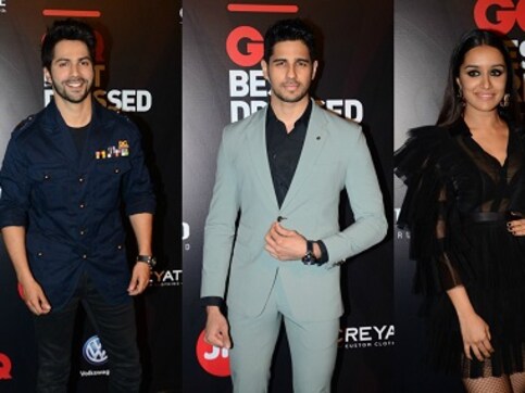 GQ Best Dressed Awards 2017: Varun Dhawan, Sidharth Malhotra, Shraddha Kapoor's red carpet style, in photos GQ Best Dressed Awards 2017: Varun Dhawan, Sidharth Malhotra, Shraddha Kapoor's red carpet style, in photos