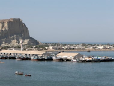 A view of the old port in Gwadar. Reuers