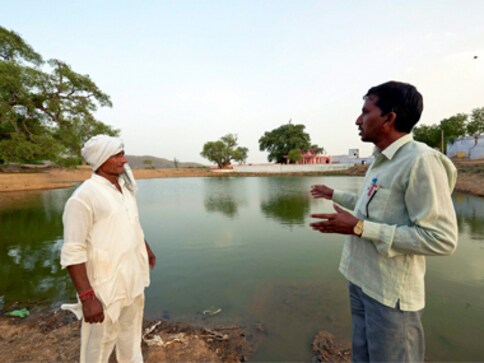Rajasthan's Kolila Joga village uses rainwater harvesting to turn parched pond into reservoir